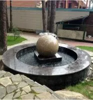 Сфера гранит фонтан 3D шар (518901) ∅ 750 мм. Красногвардейское 