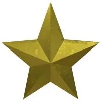 Звезда накладка на памятник литая латунь в Красногвардейском (518483)