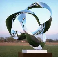 Кольца из нержавеющей стали скульптура (518288) производство арт-объект  в Красногвардейском